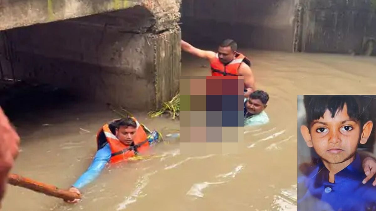 8-Year-Old Slips In Drain During Heavy Rainfall In Indore; Body Recovered Next Morning