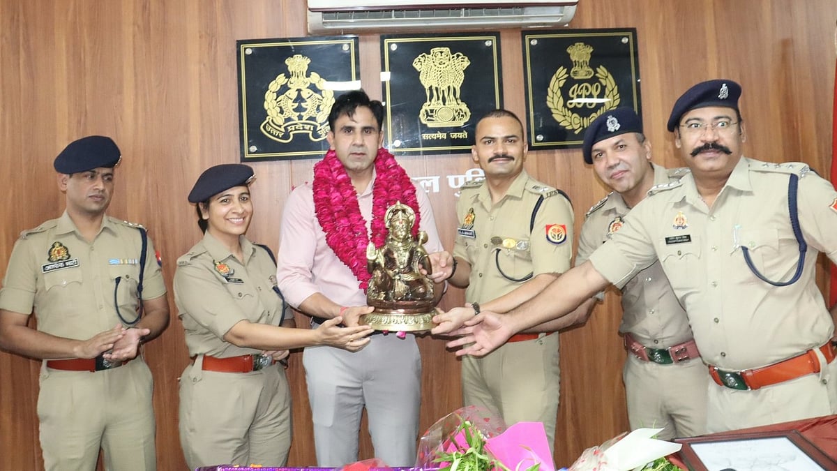 UP: Controversial Police Officer Anuj Chaudhary Transferred From Sambhal To Firozabad