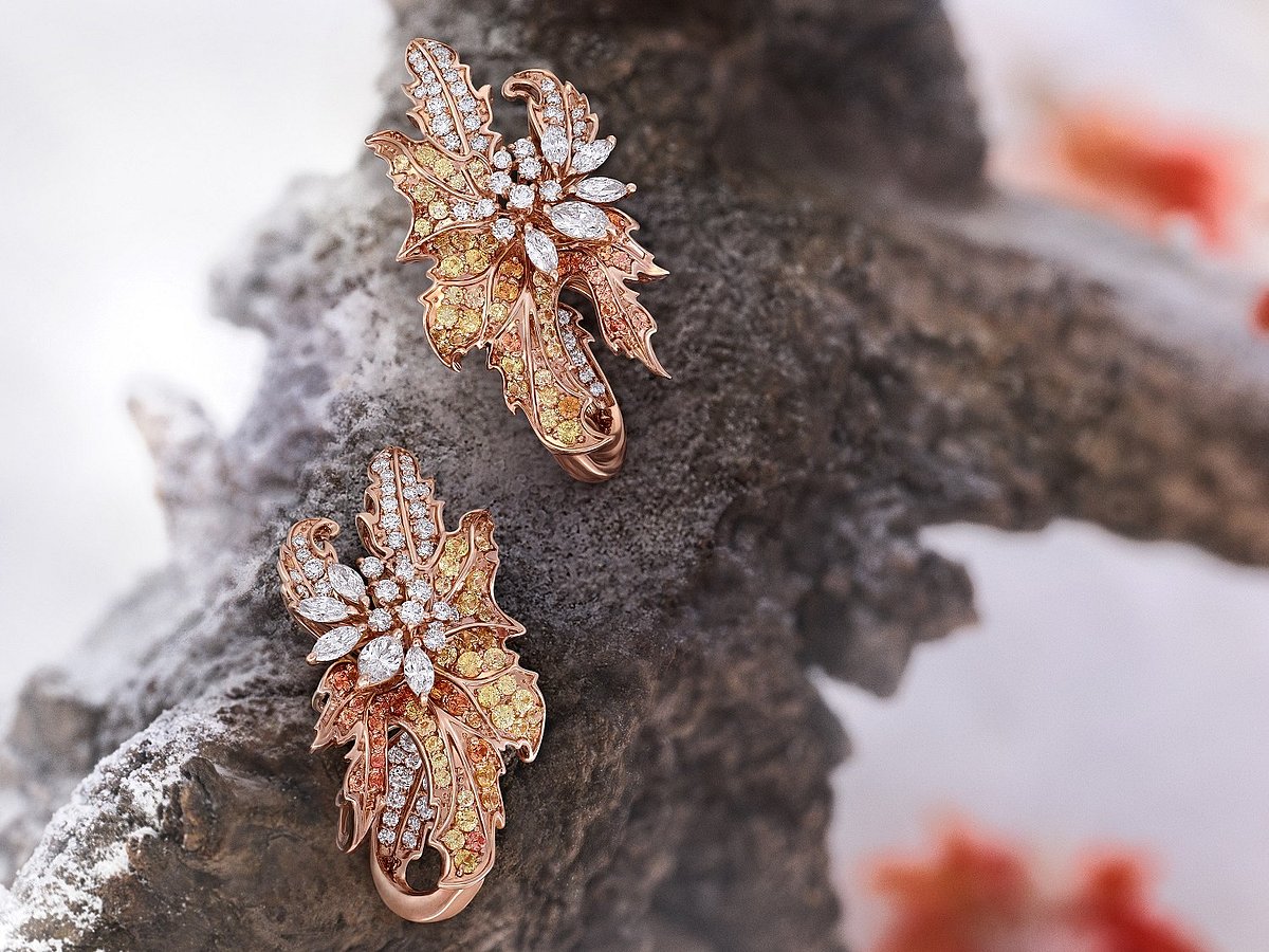 Zoya Autumn glow earrings from their latest Whispers from the Valley collection