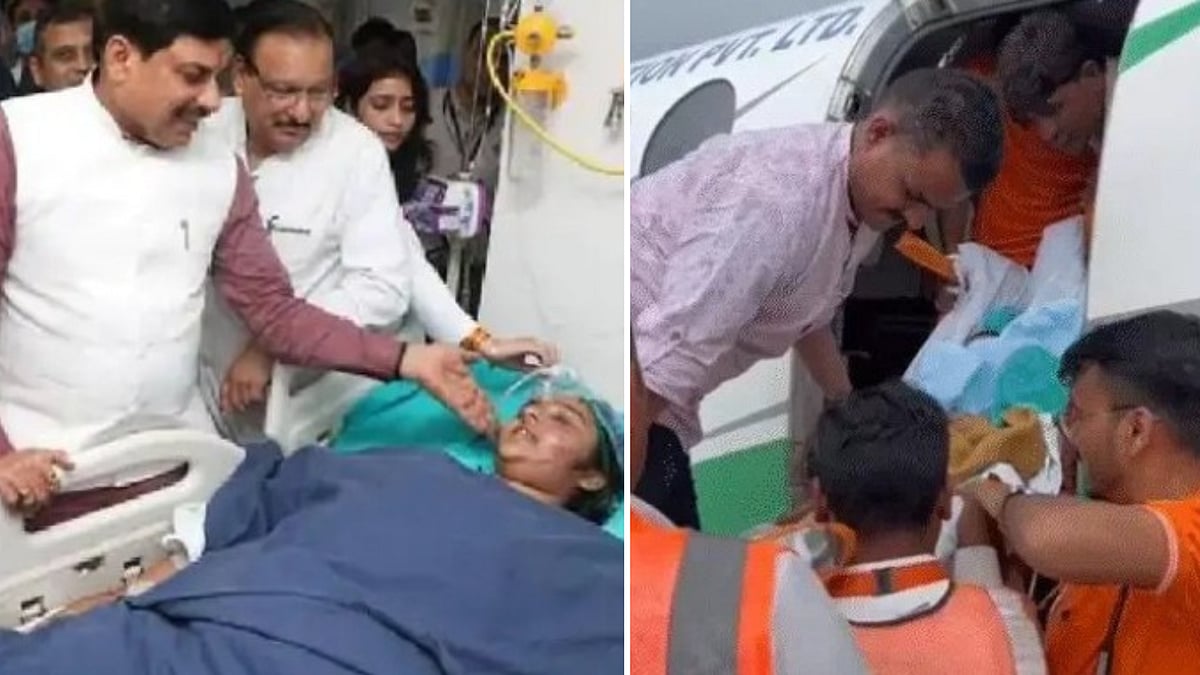 Indore Truck Accident Victim Airlifted To Mumbai For Specialised Surgery | 