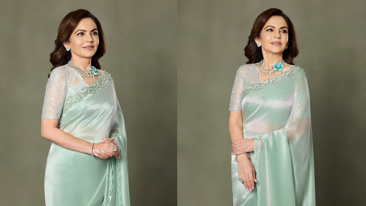 Nita Ambani Reinvents Daughter Isha's Heart-Shaped Diamond Necklace With Rarest Paraiba Gemstones