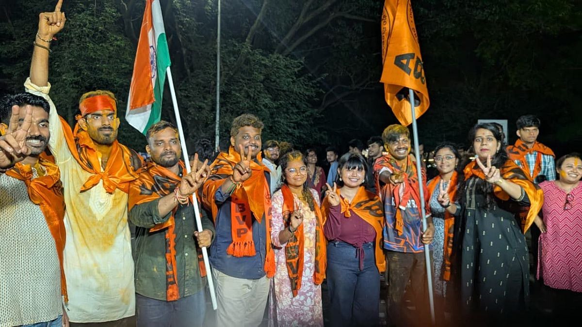 ABVP Sweeps University Of Hyderabad Students' Union Elections 2025-26, Wins All Key Posts