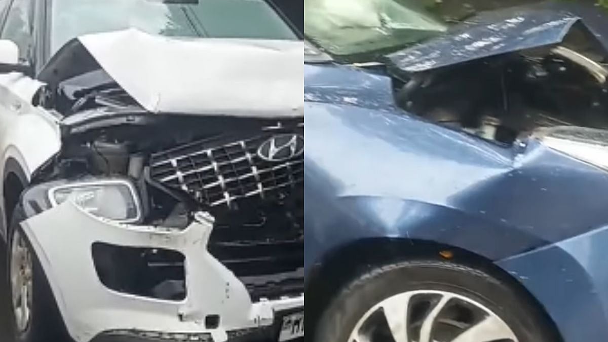 Mumbai News: 7- 8 Cars Collide At Mulund Toll Plaza, Causing Heavy Congestion, No Injuries Reported | VIDEO