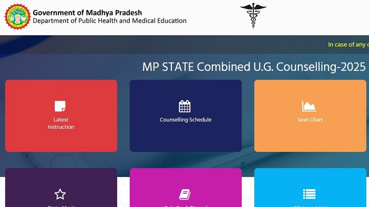 MP NEET UG Counselling 2025: Round 2 Seat Allotment Results Out Today; Check Reporting & Mop-Up...