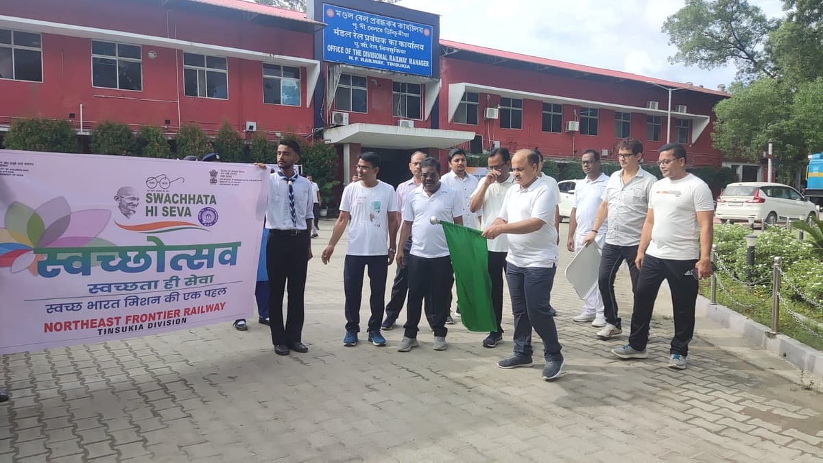 Northeast Frontier Railway Promotes Cleanliness with Walkathons