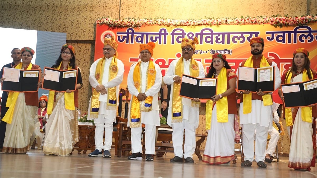 'Use Knowledge For Nation Building,' Says MP Governor Mangubhai Patel In Gwalior |