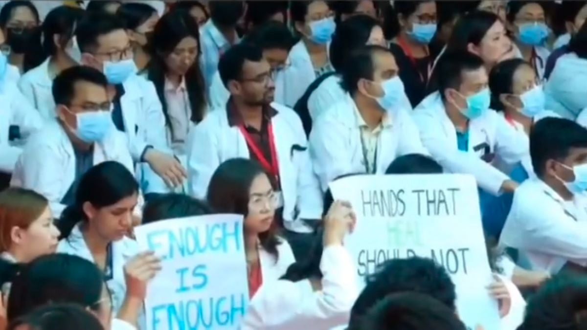 Manipur: Doctors, Nurses And Staff Of RIMS Imphal Suspend Services After Assault On Senior Consultant Sparks Outrage