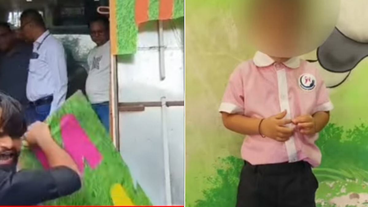 Thane: MNS Workers Vandalise Kindergarten After Teacher Assaults 2-Year-Old For Not Clapping On Poetry | VIDEO | File