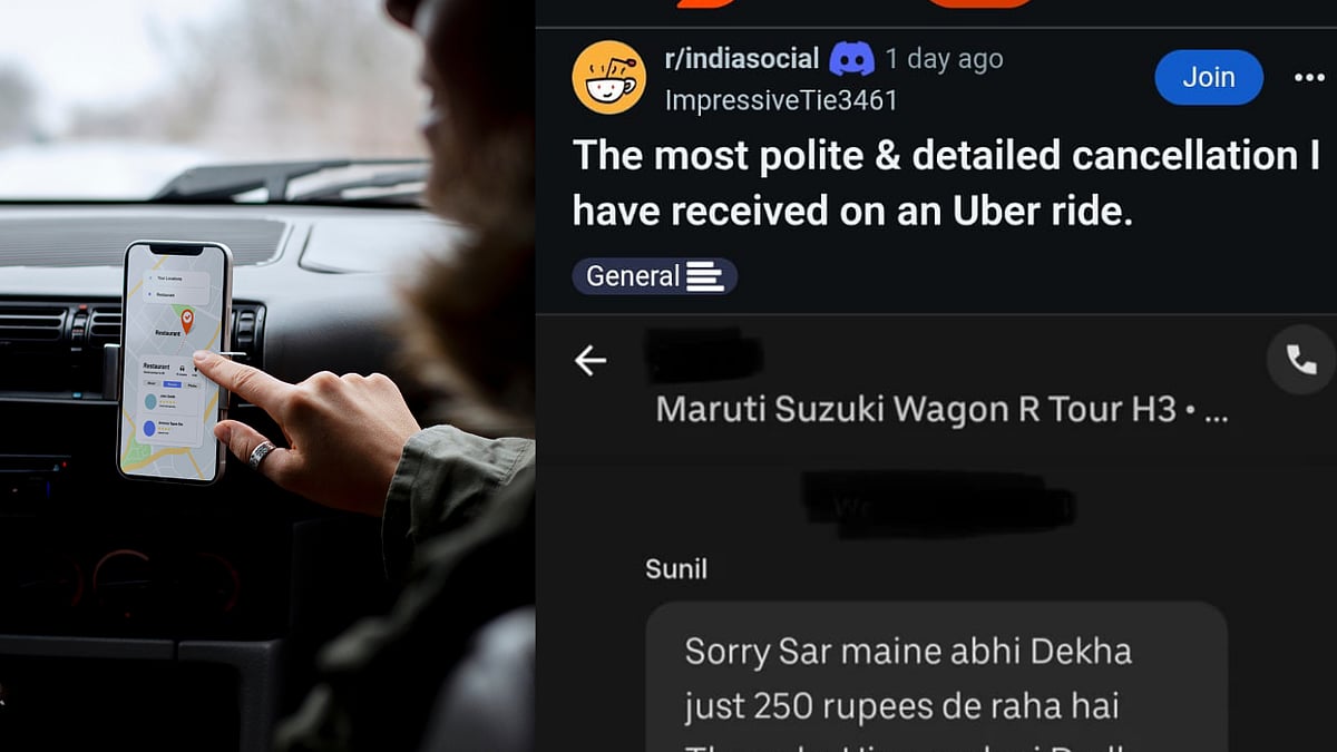 “Sorry Sir I Won’t Be Left With Anything...': Uber Driver Praised For Polite Cancellation