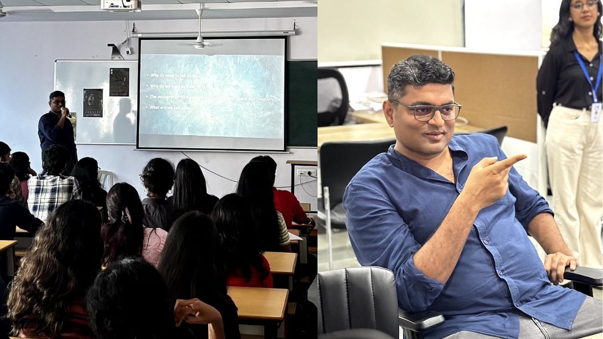 Frames Film Festival Conducts Filmmaking Workshop With Director Chintan Sarda At SIES College