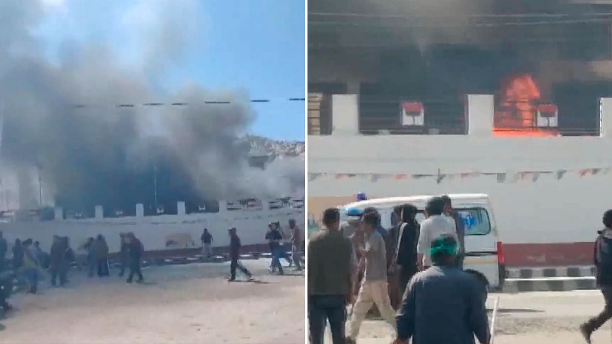 Leh Erupts: Ladakh Protest For Statehood And Sixth Schedule Turns Violent, BJP Office Targeted
