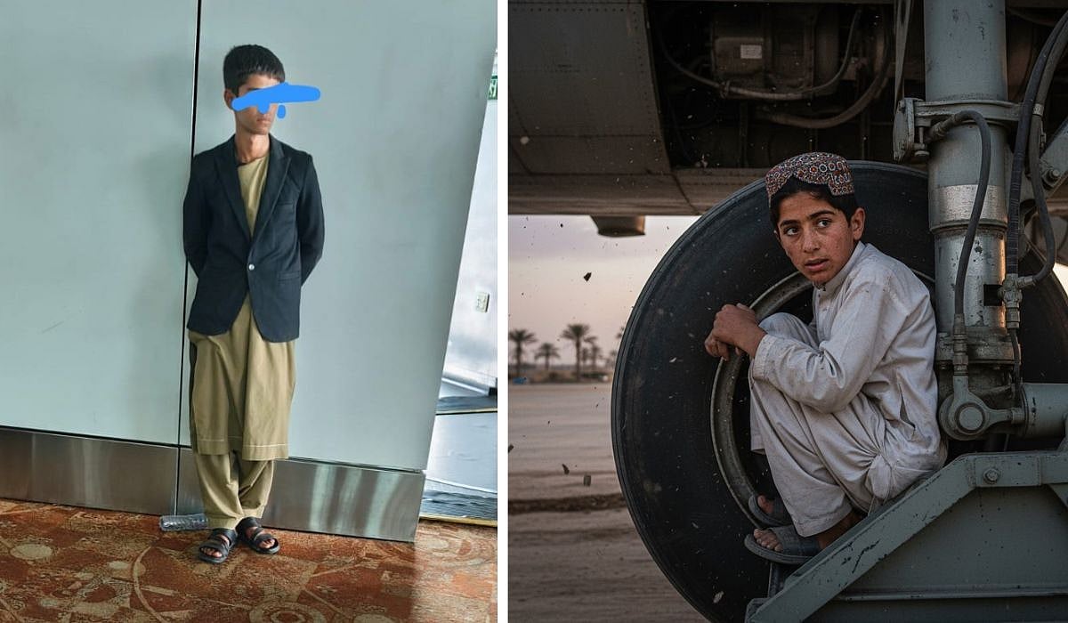 Left: 13-year-old boy
Right: Ai-generated image | X