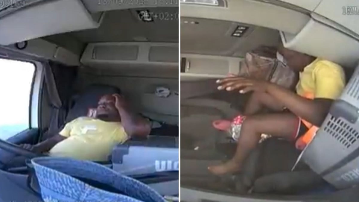 Zimbabwe Truck Driver Falls Asleep For 2 Minutes On Highway Before Crash: Shocking Dashcam Footage Surfaces | X/@KreatelyMedia