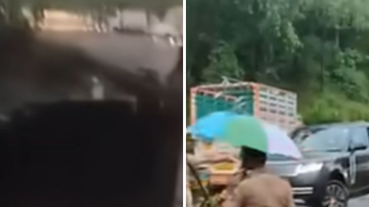 Maharashtra Rains: Road Caves In On Nashik-Saputara-Surat Highway Amid Torrential Showers; Traffic Towards Gujarat Affected | Video