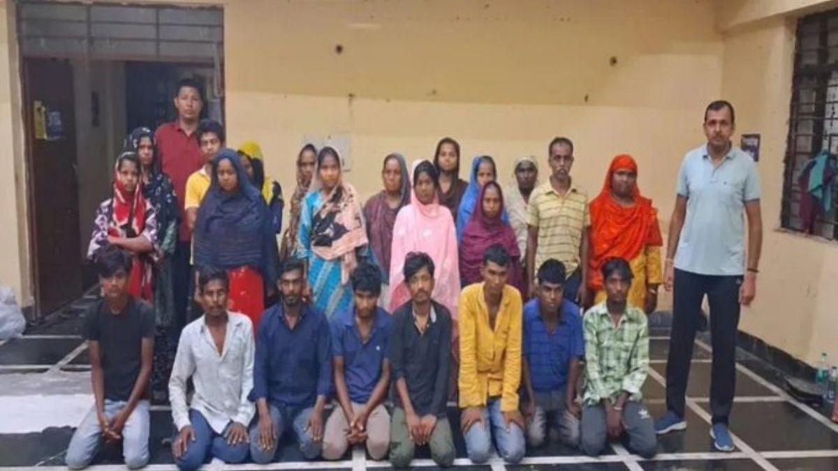 Delhi Police has apprehended 25 Bangladeshi nationals living illegally in the national capital. | X @guaranteenews