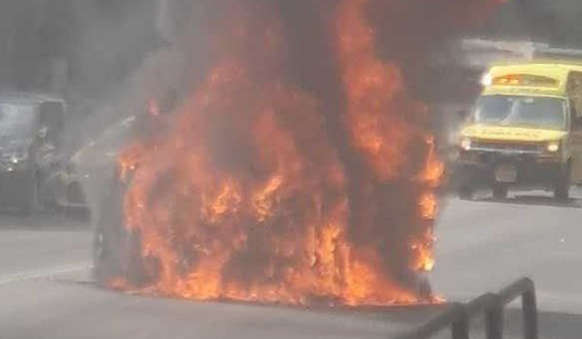 Car Explodes In Israel's Tel Aviv | X/@Worldsource24