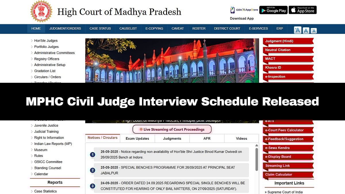 MPHC Recruitment 2025 | mphc.gov.in