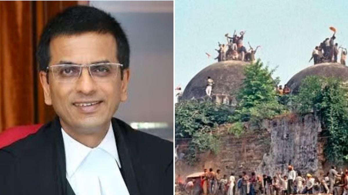 Ex-CJI Chandrachud Sparks Row, Calls Babri Masjid’s Erection A ‘Fundamental Act Of Desecration’
