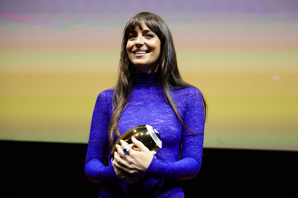 Dakota Johnson Continues Being Gorgeous In Yet Another Near Naked Gown At Zurich Film Festival
