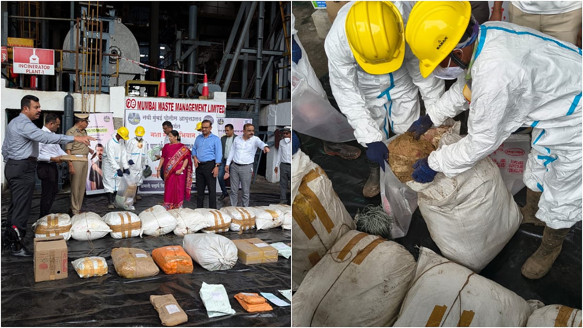 Navi Mumbai Police destroy drugs worth Rs. 26.48 crore under Nasha Mukt Abhiyan | File Photo
