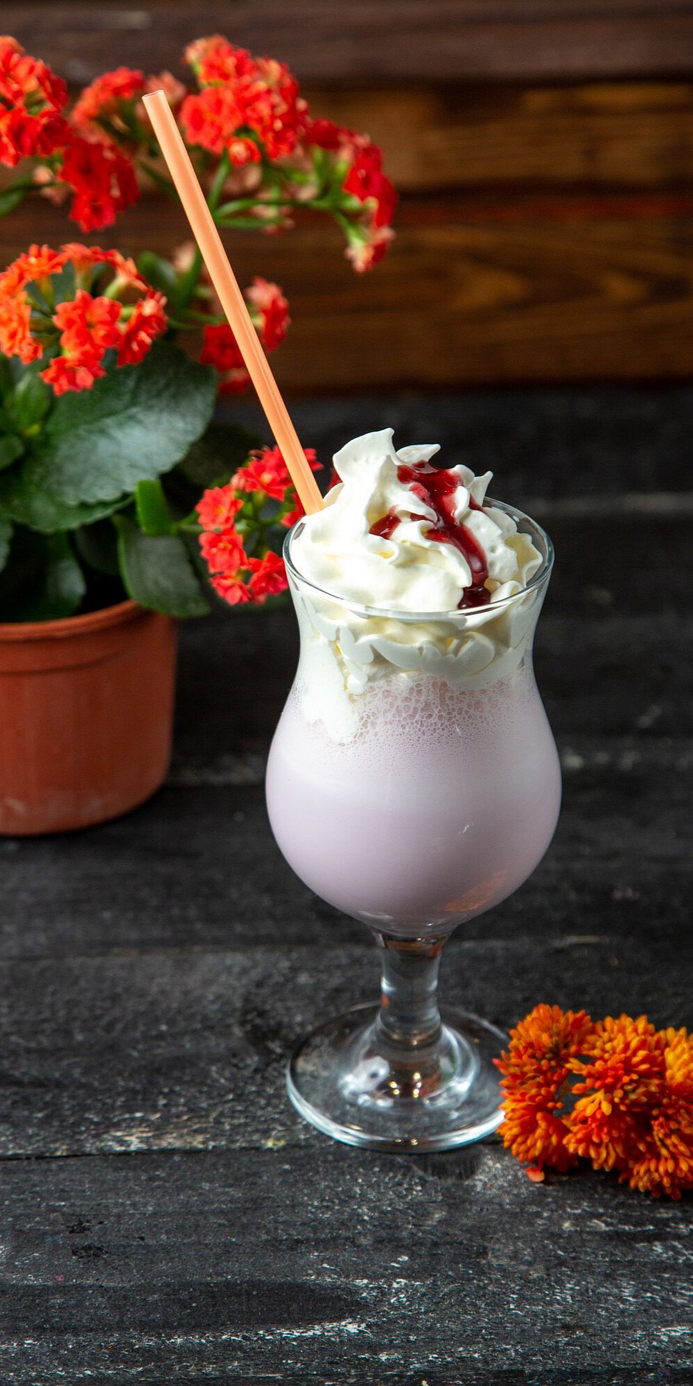 Vanilla Cranberry Ginger Milkshake