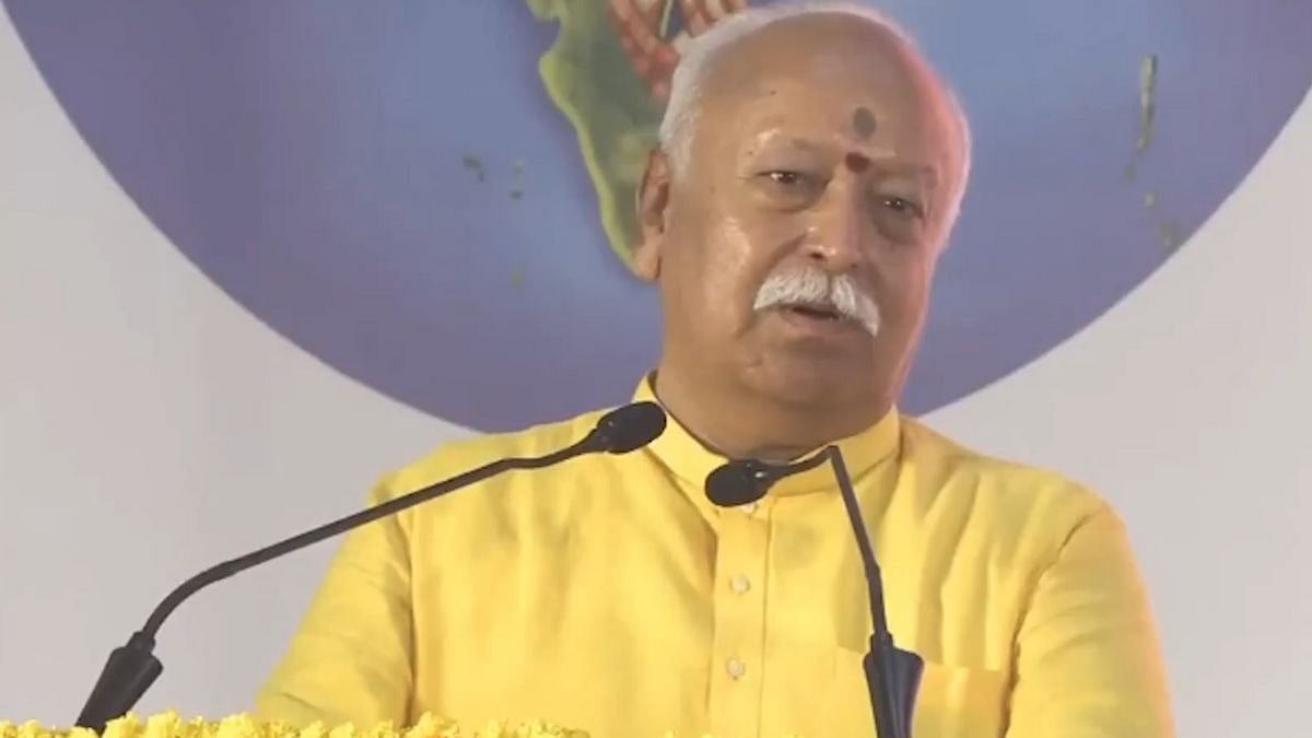 'RSS Prayer A Collective Resolve Of Devotion To Motherland': Chief Mohan Bhagwat