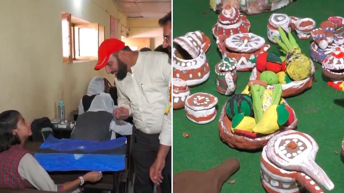 Students In Poonch Showcase Creativity At Kala Utsav With Clay Modelling, Dance, Music And Visual arts Competitions