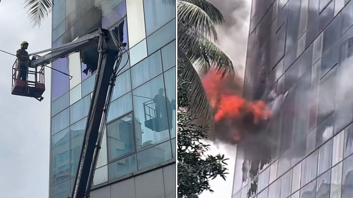Major Fire Erupts At Thane Business Park; No Casualties Reported – Video Surfaces