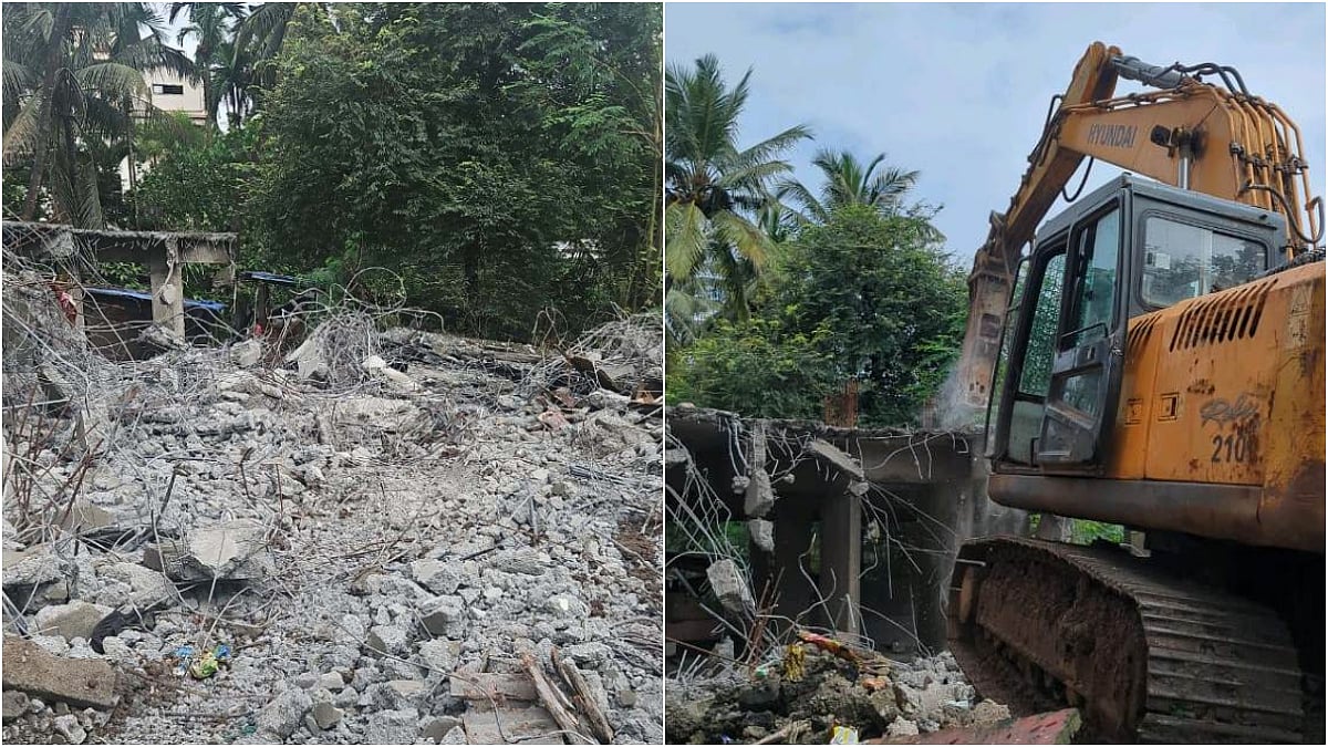 NMMC demolition drive clears unauthorised construction in Belapur after repeated warnings
