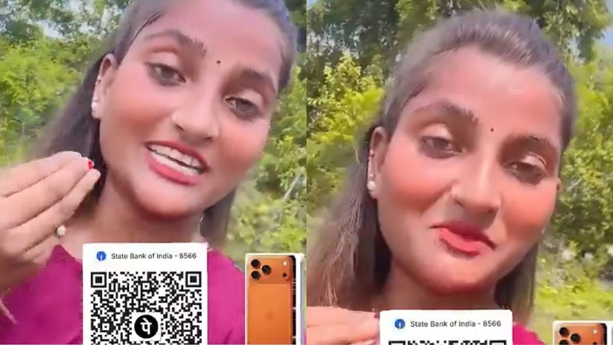 VIDEO: UP's 'Beauty Queen' Mahi Singh Seeks Donation For Brand New iPhone 17 Pro Max, Netizens Erupt In Outrage | X @Sajid7642