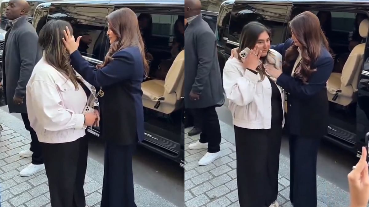 Aishwarya Rai Wipes Emotional Fan's Tears, Hugs Her In Paris; Video Of Heartwarming Moment Goes Viral 