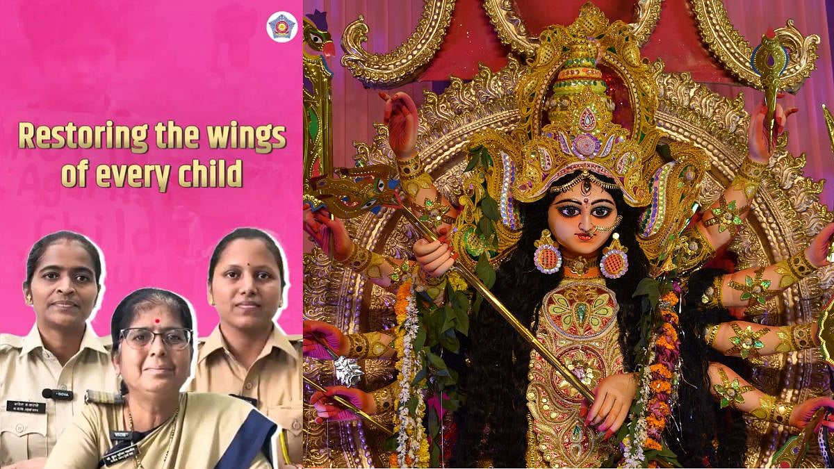 Mumbai Police Honours Courageous Women Officers Of Juvenile Aid Protection Unit During Navratri | VIDEO