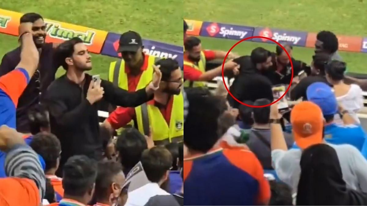 Ind vs Pak Asia Cup 2025 Final: Pakistani Fan Thrown Out Of Dubai Stadium For Mocking Indians With Plane-Crash Gestures; Watch Video | X @Wellutwt