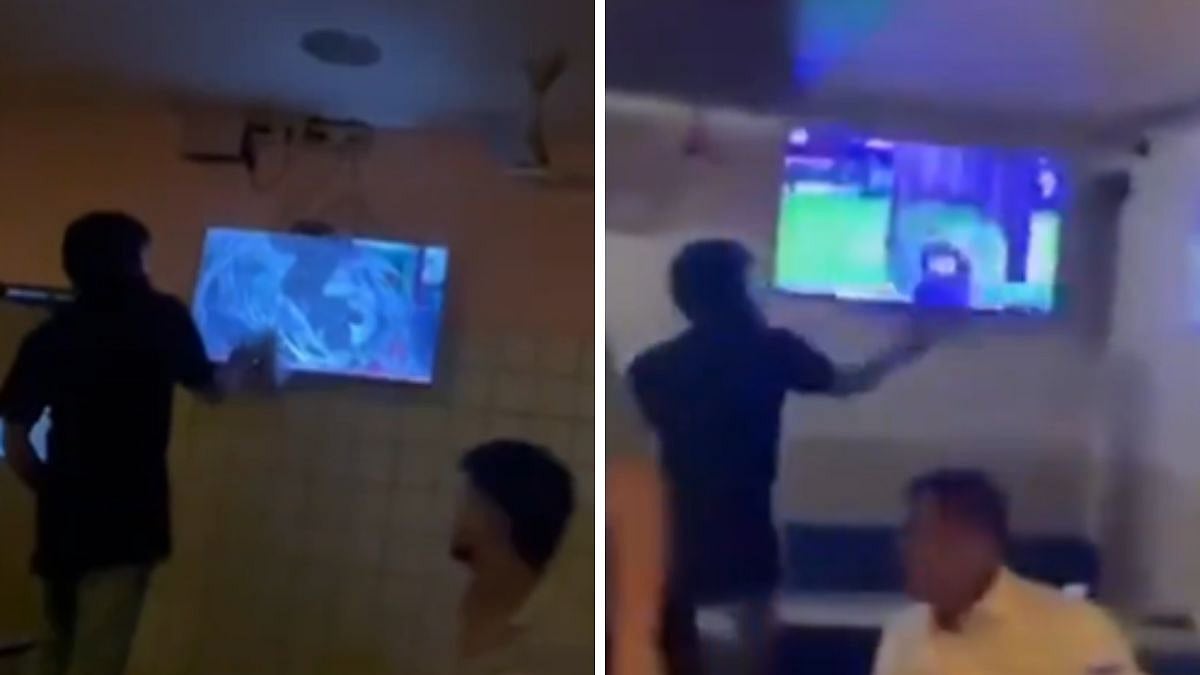 Thane: Shiv Sena UBT Leader Vandalises TVs At Bars In Ghodbunder To Protest India-Pakistan Asia Cup...
