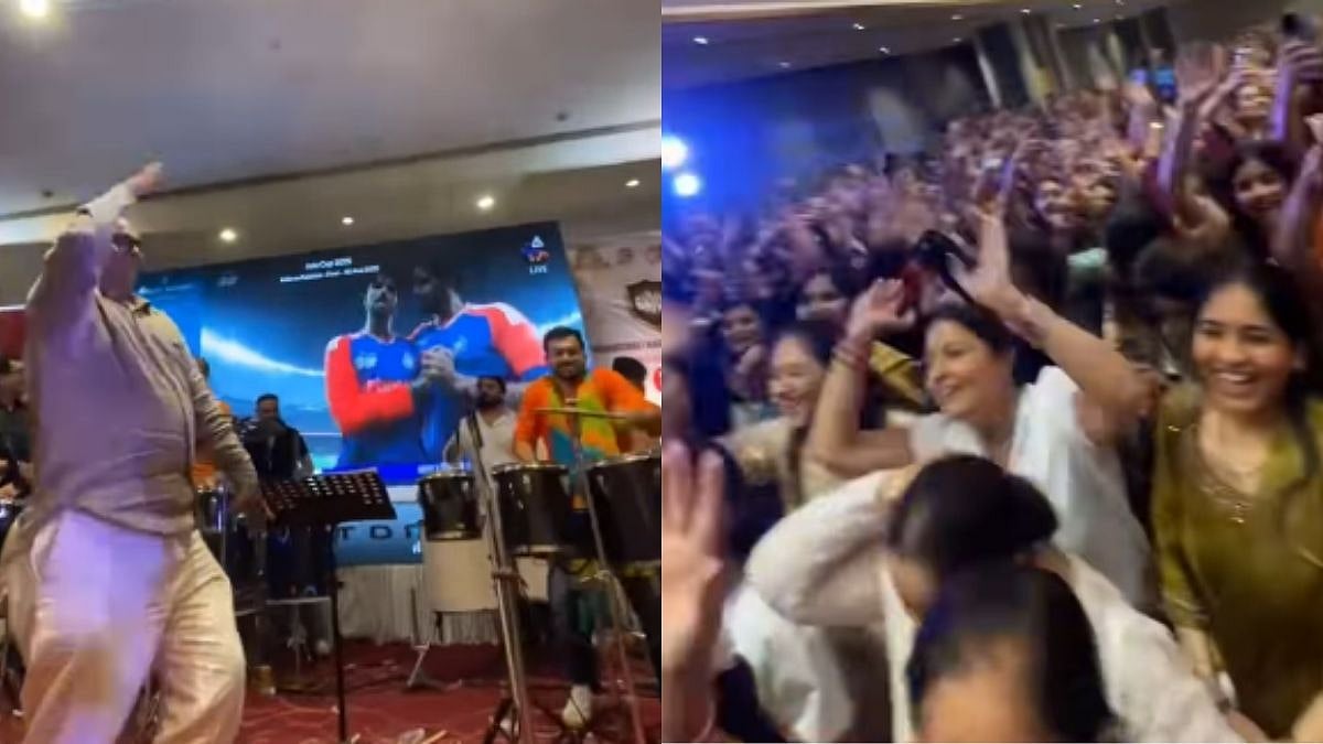 Garba Night Turned Into Frenzy As Rinku Singh Hits Winning Runs Against Pakistan To Win Asia Cup 2025 | Video | Instagram @sarapravin.agale