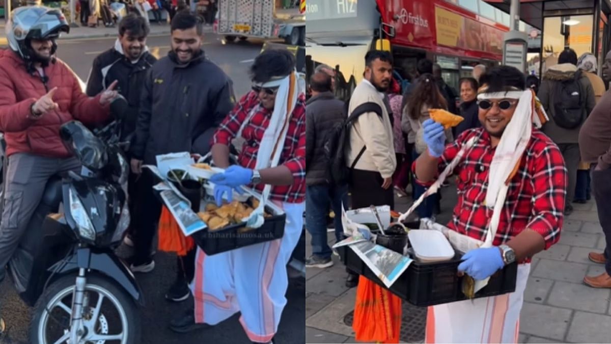 'Samosa On Tesla': Internet Sensation Ghantawala Bihari Sells Tempting Indian Snack On Streets Of London; Video Goes Viral
