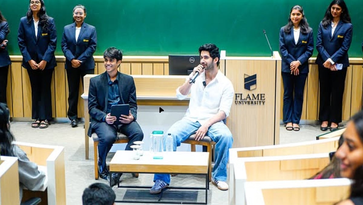 Pune: ‘Ba***ds of Bollywood’ Fame Actor Lakshya Lalwani Inspires Students At Flame University