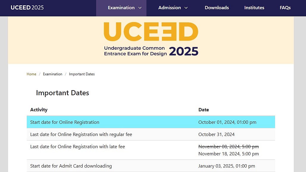 CEED & UCEED 2026 Registration Begins Tomorrow; Exam Scheduled For January 18