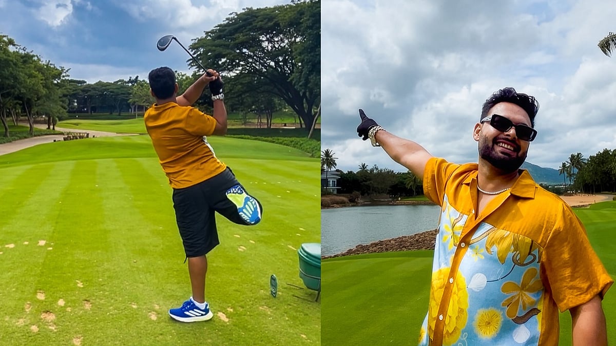 'Next Time Anyone Heading Out...': Rishabh Pant Posts Playful Message After Enjoying Golf During Injury Recovery; Video 