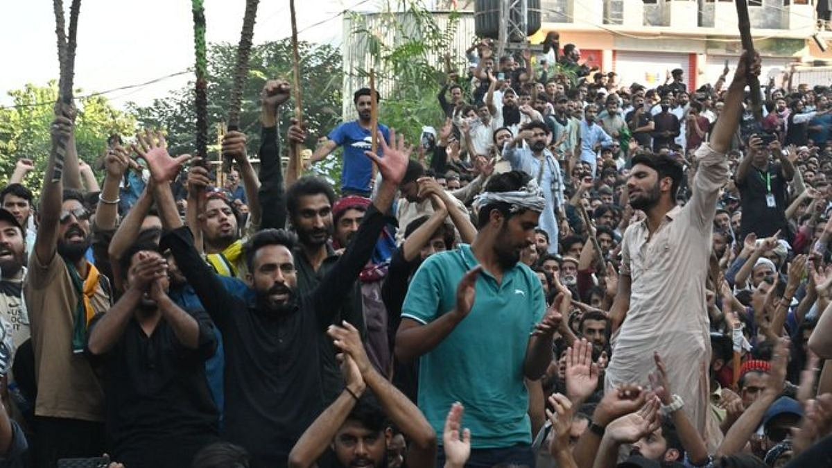 Protests in Pakistan-occupied Jammu and Kashmir (PoJK) entered their fifth day on Thursday, with large crowds marching from Rawalakot towards Muzaffarabad as opposition leaders in Pakistan shared videos of the demonstrations online. | X @DipranjanS43173