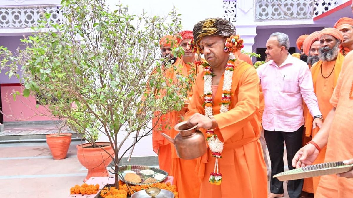 Uttar Pradesh CM Yogi Adityanath Performs Special Vijayadashami Worship At Gorakhnath Temple, Prays...