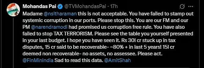Mohandas Pai's Post