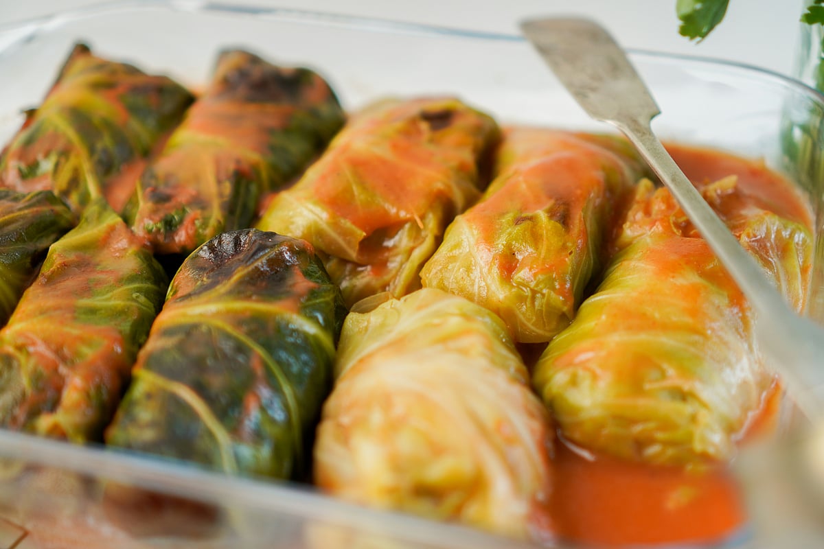 Sarma or cabbage rolls