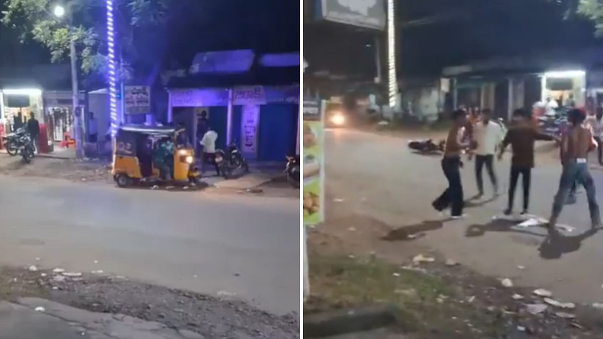 Video: Drunken Men Storm Out Of Auto-Rickshaw, Attack Rival Group With Sticks In Telangana’s...