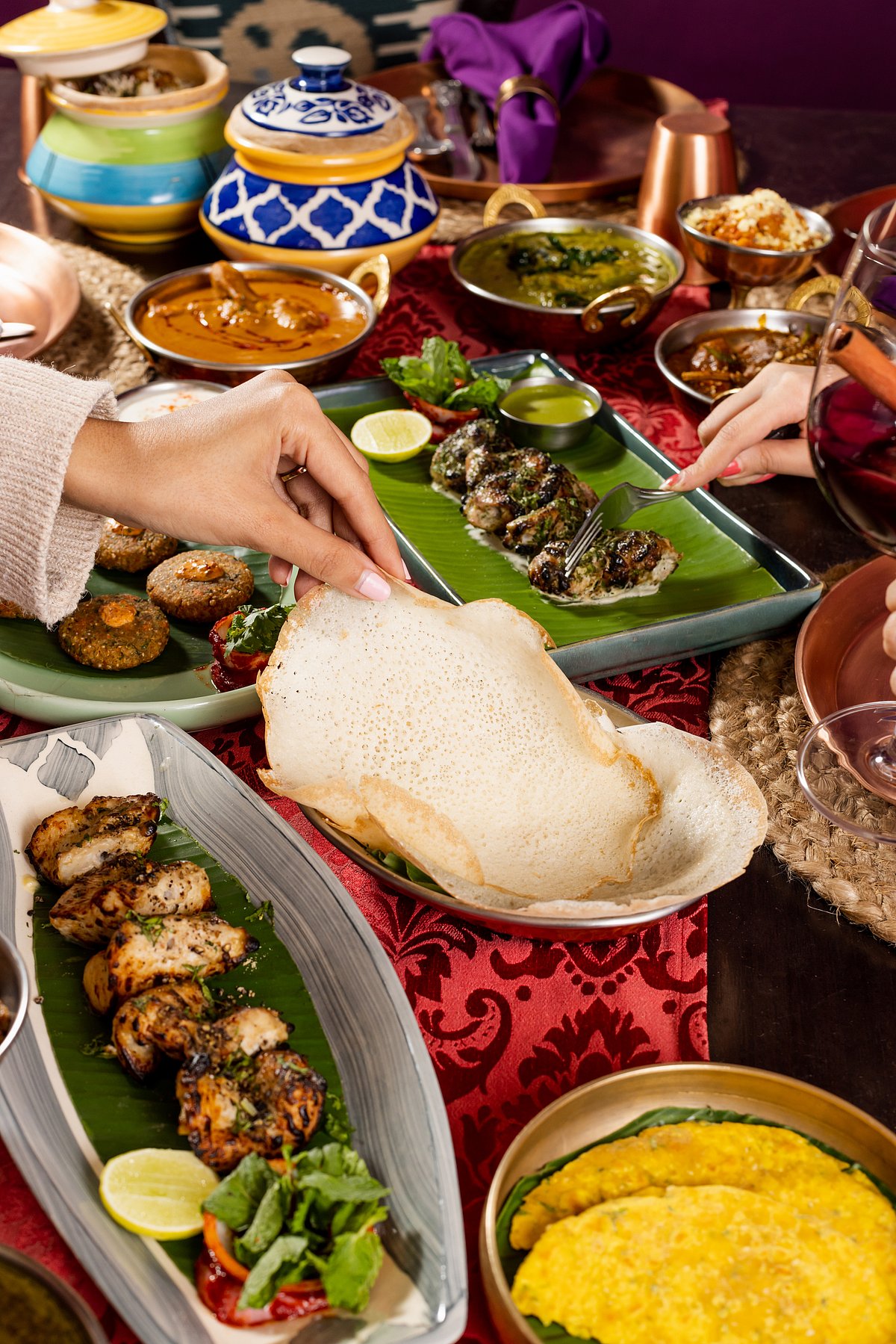A spread at Jamun Delhi