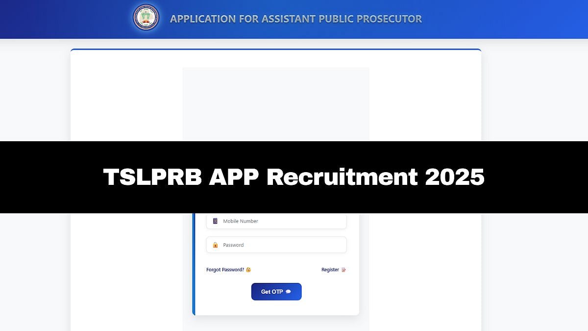 TSLPRB APP Recruitment 2025 | tslprb.in