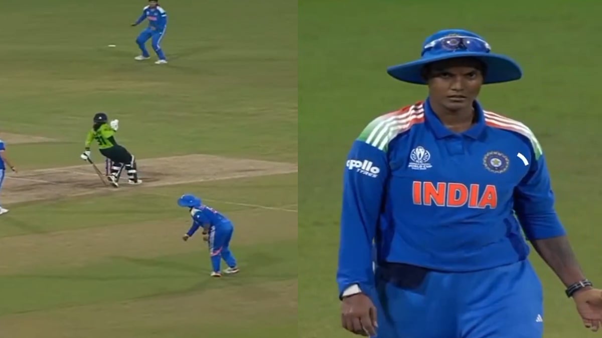 Sidra Amin Gets Hit By Deepti Sharma's Throw During IND W Vs PAK W ICC Women's World Cup 2025 Match; Video