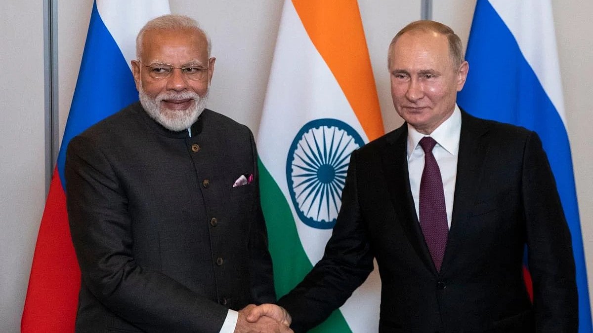 Modi-Putin | File