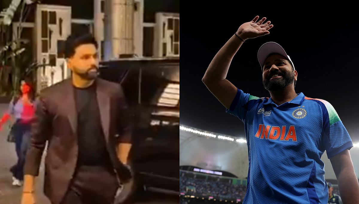 Video: Rohit Sharma Makes First Public Appearance Since Being Replaced As ODI Skipper By Shubman...