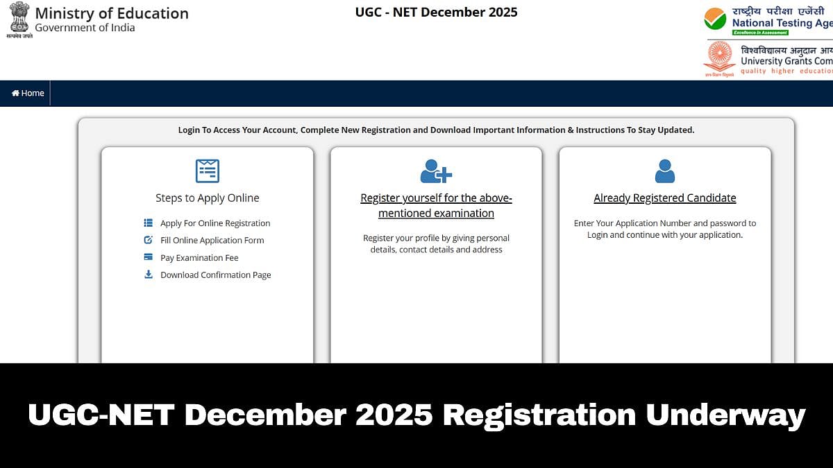 UGC‑NET December 2025: Registration Process Underway; Check Documents Required List Here